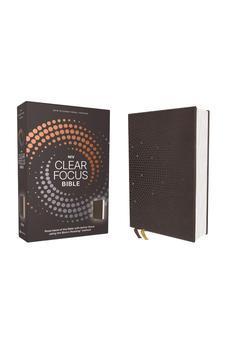 NIV Clear Focus Bible, Leathersoft, Charcoal Brown: Read more of the Bible with better focus using the Bionic Reading Method