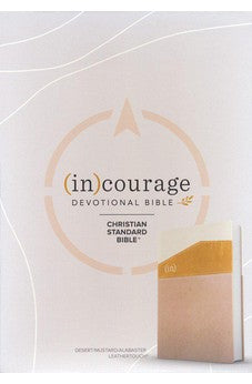 CSB (in)courage Devotional Bible, Desert/Mustard/Alabaster LeatherTouch