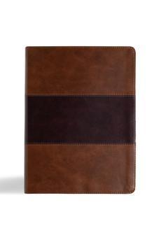 KJV Study Bible, Large Print Edition, Saddle Brown LeatherTouch, Red Letter, Pure Cambridge Text, Study Notes, Commentary, Articles, Photos, Timelines, Maps, Easy-to-Read MCM Type