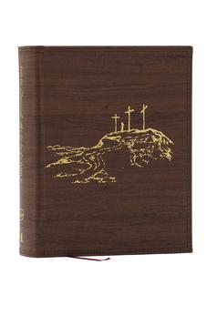 NKJV Journal the Word Bible, Large Print: Reflect, Journal or Create Art Next to Your Favorite Verses (Brown Leathersoft over Board, Red Letter)