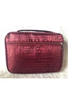 Names of Jesus Bible Cover Burgundy, XXL (23675XXL)