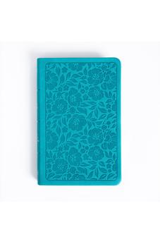 KJV Personal Size Bible, Teal LeatherTouch, Red Letter, Presentation Page, Sewn Binding, Full-Color Maps, Easy-to-Read Bible MCM Type