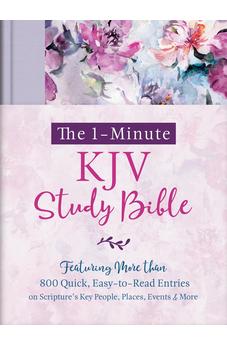 KJV The 1-Minute Study Bible (Lavender Petals) - Biblestore.com