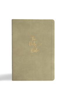 KJV Super Giant Print Reference Bible, Sage SuedeSoft LeatherTouch, Indexed, Red Letter, Pure Cambridge Text, Presentation Page, Cross-References, Full-Color Maps, Easy-to-Read Bible MCM Type - Biblestore.com