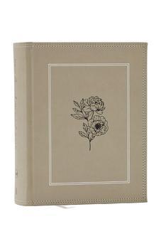 NKJV Journal the Word Bible, Large Print: Reflect, Journal or Create Art Next to Your Favorite Verses (Stone Leathersoft over board, Red Letter)