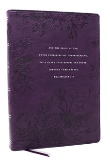 NKJV Peace of God Bible: Discover and Experience God's Shalom Throughout the Bible (Purple Leathersoft, Red Letter, Comfort Print)