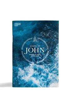 CSB Gospel of John, Anglicised Edition, Black Letter, Outreach, Easy-to-Read Bible Serif Type