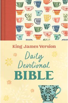 KJV The Daily Devotional Bible [Tangerine Tea Time]