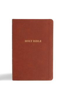 KJV Thinline Bible, Burnt Sienna LeatherTouch, Red Letter, Pure Cambridge Text, Presentation Page, Full-Color Maps, Easy-to-Read Bible MCM Type - Biblestore.com