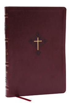 RSV2CE Thinline Large Print Catholic Bible, Crimson Leathersoft
