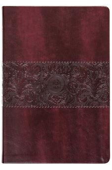 TPT New Testament Large Print Burgundy With Psalms Proverbs and Song of Songs (The Passion Translation)