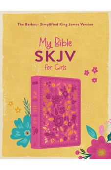 SKJV  Simplified King James Version Holy Bible: My Bible  for Girls - Pink and Gold Florals
