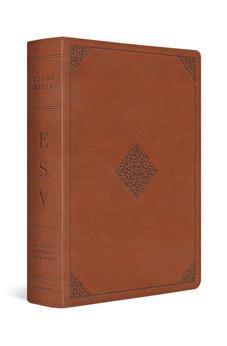 ESV Study Bible (TruTone, English Saddle, Ornament Design)