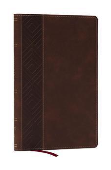 KJV Personal Size New Testament, Brown Leathersoft, Red Letter, Comfort Print