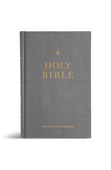 CSB Church Bible, Charcoal Hardcover, Black Letter, Presentation Page, Full-Color Maps, Easy-to-Read Bible Serif Type