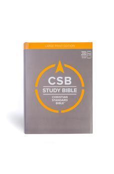 CSB Study Bible, Large Print, Digital Study Edition, Hardcover, Red Letter, Study Notes, Easy-to-Read Bible Serif Type - Biblestore.com