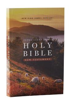 NKJV Super Giant Print New Testament, Softcover, Red Letter, Comfort Print