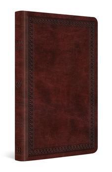 ESV Thinline Bible (TruTone, Mahogany, Border Design)