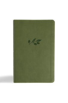 CSB Single-Column Personal Size Reference Bible, Olive LeatherTouch, Black Letter, Presentation Page, Cross-References, Footnotes, Full-Color Maps, Easy-to-Read Bible Serif Type