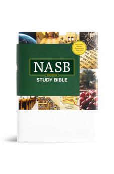 NASB Study Bible, Hardcover, Full-Color, Red Letter, Study Notes and Commentary, Illustrations, Book Introductions, Articles, Word Studies, Outlines, Timelines, Maps