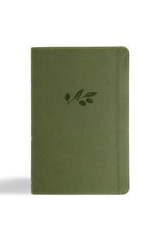 CSB Thinline Bible, Anglicised Edition, Olive LeatherTouch, Black Letter