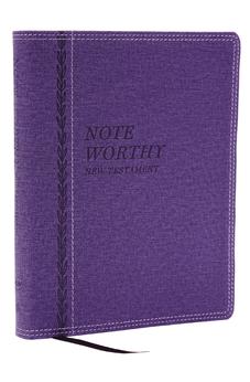 NKJV NoteWorthy New Testament: Read and Journal Through the New Testament in a Year, Purple Leathersoft