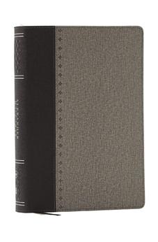 NKJV Alexander Maclaren Study Bible, Black/Gray Leathersoft, Comfort Print, Thumb Indexed - Biblestore.com
