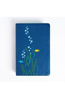 KJV Easy-for-Me Bible for Early Readers, Deep Blue LeatherTouch, Presentation Page, Highlighted Memory Verses, Easy-to-Read Bible MCM Type - Biblestore.com