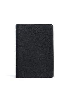 KJV Large Print Thinline Bible, Black Genuine Leather, Indexed, Red Letter, Pure Cambridge Text, Presentation Page, Full-Color Maps, Easy-to-Read Bible MCM Type