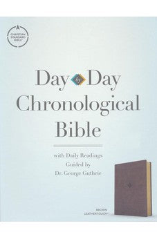 CSB Day-by-Day Chronological Bible, Brown Leathertouch 9781535925600