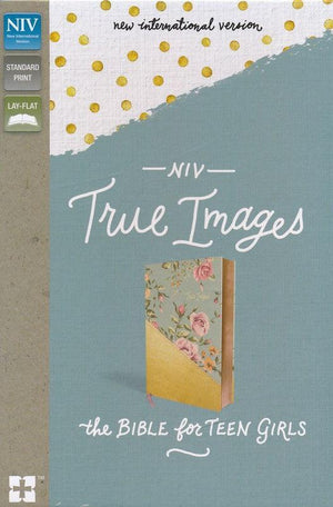 NIV, True Images Bible, Leathersoft, Teal/Gold: The Bible for Teen Girls