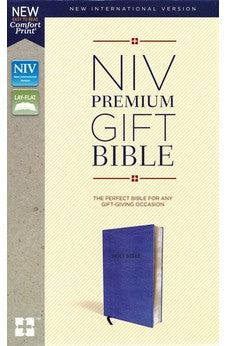 NIV, Premium Gift Bible, Leathersoft, Navy, Red Letter Edition, Comfort Print