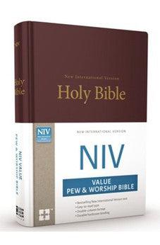NIV, Value Pew and Worship Bible, Hardcover, Burgundy 9780310446231