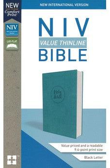 NIV, Value Thinline Bible, Leathersoft, Teal, Comfort Print 9780310448471
