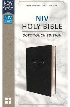 NIV, Holy Bible, Soft Touch Edition, Leathersoft, Black, Comfort Print