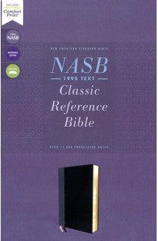 NASB Classic Reference Bible, Leathersoft, Black, Red Letter, 1995 Text, Comfort Print