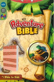 NIV Adventure Bible, Leathersoft, Coral, Full Color