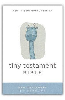 NIV Tiny Testament Bible, New Testament, Leathersoft, Blue, Comfort Print