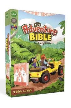 NIrV Adventure Bible for Early Readers, Leathersoft, Coral, Full Color - Biblestore.com