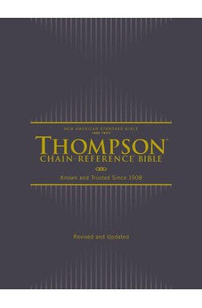 NASB Thompson Chain-Reference Bible, Hardcover, 1995 Text, Red Letter