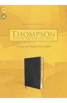 KJV Thompson Chain-Reference Bible, Bonded Leather, Black, Red Letter