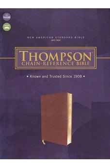 NASB Thompson Chain-Reference Bible, Leathersoft, Brown, Red Letter, 1977 Text