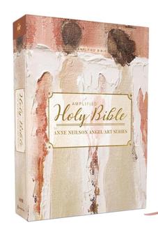 AMP Holy Bible, Anne Neilson Angel Art Series, Leathersoft, Blush