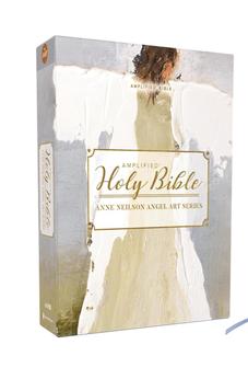 Amplified Holy Bible, Anne Neilson Angel Art Series, Leathersoft, Blue