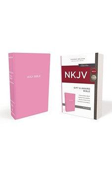 NKJV Gift and Award Bible, Leather-Look, Pink, Red Letter Edition, Comfort Print 9780718074876