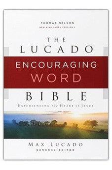 NKJV Lucado Encouraging Word Bible, Leathersoft, Brown - Biblestore.com