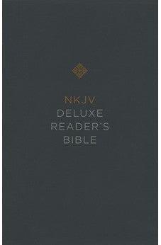 NKJV, Deluxe Reader's Bible, Leathersoft, Black, Comfort Print 9780785216100