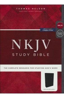 NKJV Study Bible, Premium Bonded Leather, Black, Comfort Print: The Complete Resource for Studying God’s Word 9780785220480