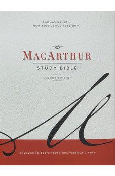 NKJV MacArthur Study Bible, 2nd Edition, Cloth over Board, Blue, Comfort Print