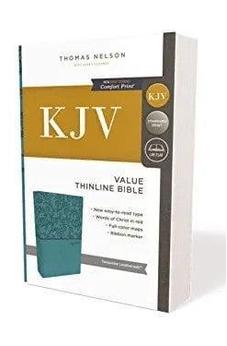 KJV, Value Thinline Bible, Leathersoft, Green, Red Letter Edition, Comfort Print